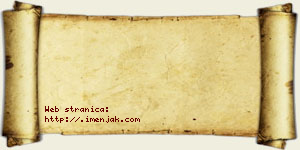 Jefimija Baretić vizit kartica